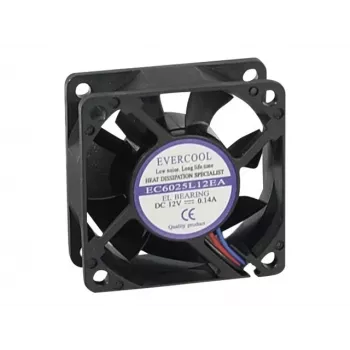 Exertis Connect Evercool 60 mm Sleeve Bearing Case Fan 910182