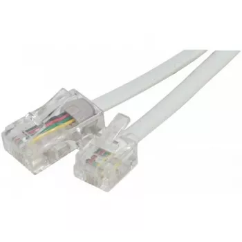 EXERTIS CONNECT Telephone Cable, White, 7.0 m (EXC911746)