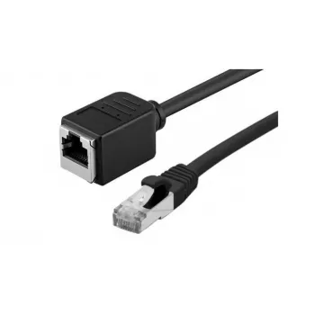 EXERTIS CONNECT Cat. 6A S/FTP Patch Cable Extension, LSZH, Black, 2.0 m 858756