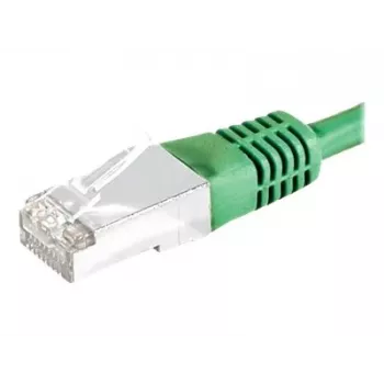 EXERTIS CONNECT 859550 Cat.6a F/UTP Patch Cable, 2 m, Green, 10 Gbps, Slim Boot