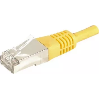 EXERTIS CONNECT Cat.6a F/UTP Patch Cable, Yellow, 5m, 10 Gbps 859567