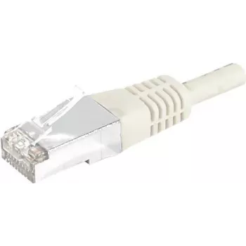 EXERTIS CONNECT 857700 Cat.6A S/FTP Patch Cable, 0.5 m, Grey, Slim Boot