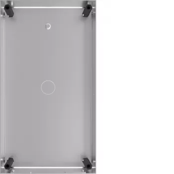 Hager REW306X Flush-Mounted Housing for Intercom, 1-Button Mono