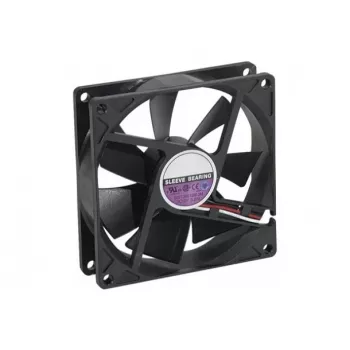 EXERTIS CONNECT 92mm Axial Fan Sleeve Bearing 12V DC 2500 rpm 60 m³/h Black 910170