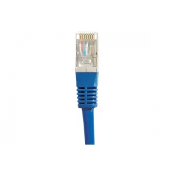 EXERTIS CONNECT Cat.6A S/FTP Patch Cable, 1m, Blue 858316