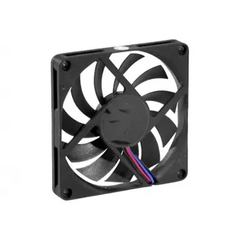 Exertis Connect 80 mm Case Fan - Sleeve Bearing, 3-Pin, Black 910191