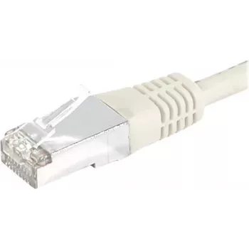 EXERTIS CONNECT Cat6 S/FTP Patch Cable, PiMF, Grey, 0.5 m, Slim Snagless 856828