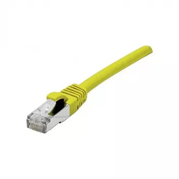 EXERTIS CONNECT Cat 6A S/FTP Patch Cable, 25 m, Yellow 858429