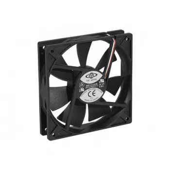 EXERTIS CONNECT 120mm Case Fan with Sleeve Bearing, 1200 rpm, 44.7 CFM, 23 dBA, 3-Pin with Molex Adapter 910180