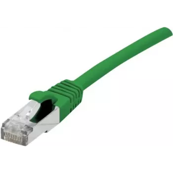 EXERTIS CONNECT 858438 Cat 6A S/FTP Patch Cable, 2 m, Green, Slim Boot