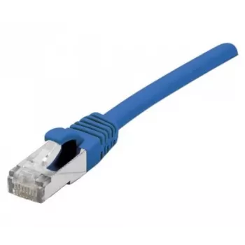 Exertis Connect CAT 6a S/FTP Patch Cable, RJ-45 to RJ-45, 1.5 m, Blue, LSZH, Snagless, 10 Gbps 858453