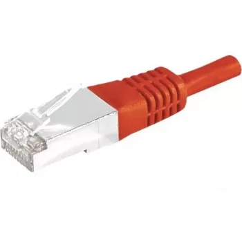 EXERTIS CONNECT CAT.6A S/FTP Patch Cable, 0.5 m, Red 858301