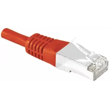 EXERTIS CONNECT 858306 Cat.6A S/FTP Patch Cable, 5 m, Red, Slim Boot