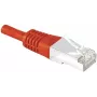 EXERTIS CONNECT 858306 Cat.6A S/FTP Patch Cable, 5 m, Red, Slim Boot