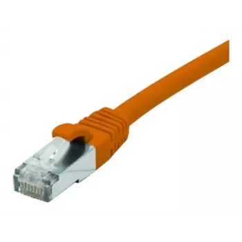 EXERTIS CONNECT Cat 6A S/FTP Patch Cable, 0.5 m, Orange 858531
