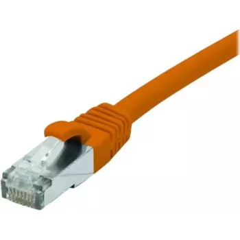 EXERTIS CONNECT Cat 6A S/FTP Patch Cable, 1.0 m, Orange, Slim Strain Relief 858532