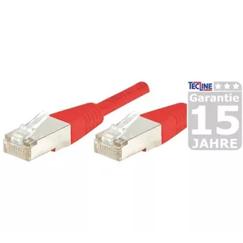 EXERTIS CONNECT Cat.6A S/FTP Patch Cable, 10 m, Red 858308