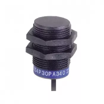 TMSS GERMANY Inductive Proximity Sensor XS4P30PA340, M30, PNP NO, 10mm Sensing, 12-24VDC, 2m Cable