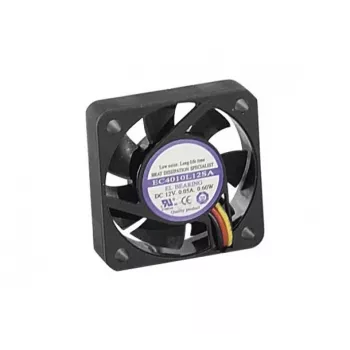 Exertis Connect 40 mm Case Fan – Durable Sleeve Bearing, 3-Pin, 2500 RPM, 19 dBA, Black 910181