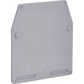 ETI ESC-CBC.2-10/PT End Cover for Terminal Block, Grey 003903010