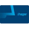 Hager RTH303X transponder card for ODT 2.0 video touch display outdoor station