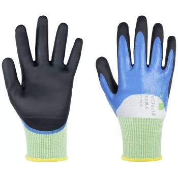 Honeywell CoreShield double cut-resistant gloves, size 6, grey/black, 1 pair 23-0D23W/06