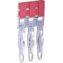 ETI ESC-PTP4/03/R Cross-Connection Plug Bridge, 3-Pole, Red, for ESC-CBC.4 & ESC-CBC.4B Terminal Blocks 003903029