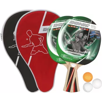 DONIC SCHILDKRÖT Table Tennis Set Top Team 1016.00cm (400) - 2 Bats Top Team 400, 3 Balls 788495