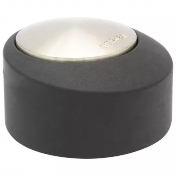 Wagner Design Yourself EH 5181 Floor Door Stop, Zinc Die-Cast with Rubber Buffer, Matt Nickel, 50 mm 15518111