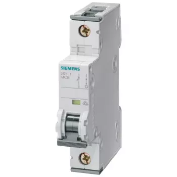 Siemens SENTRON 5SY71107 miniature circuit breaker, 1-Pole, C characteristic, 10 A, 230/400 V AC, 6 kA
