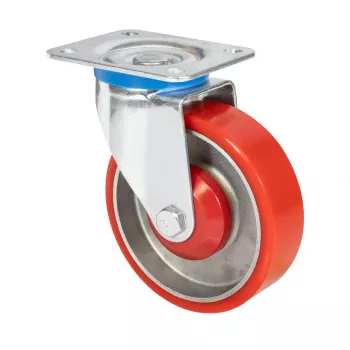 Wagner design yourself Heavy-Duty Swivel Castor RO 0125 Red (4012501)