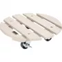 WAGNER design yourself Plant Roller GH0527 Plastic, Ø 29 cm White Round, 1 Pc. (20052701)