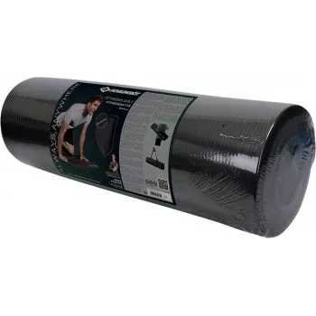 SCHILDKROT Fitness Mat 15 mm Black Non-Slip NBR 183x61 cm with Carry Strap 960160