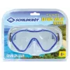 SCHILDKRÖT Junior Dive Mask Tahiti, Dark Blue, Large Field of View, Silicone Mask Body and Head Strap, 1 Piece (940042)