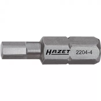 HAZET 2204-3 Hex Key Bit 3 mm, 1/4 Inch Drive, 25 mm Length