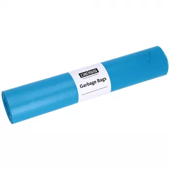 DEISS Heavy-Duty Waste Bags STANDARD 120L Blue 6µm (Pack of 25) 20067