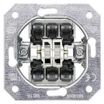 Siemens DELTA Venetian Blind/Roller Shutter Switch 5TA21180KK, Polar White