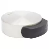 Wagner Design Yourself EH 5111 Floor-Mounted Door Stop, Zinc Die-Cast with Rubber Ring, Satin Nickel, 50 mm Diameter (15511111)
