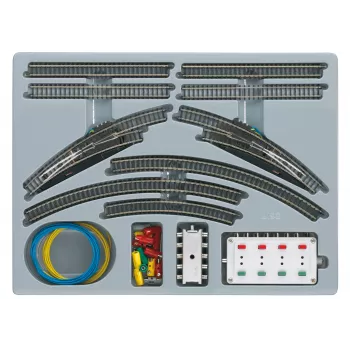 Märklin 08192 Double Track Pack T1 - Z Gauge (1:220) Track Extension Set
