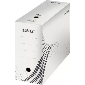 LEITZ easyboxx Archive Box White 150 mm Inner Width, 25-Pack, Recycled Corrugated Cardboard