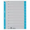 LEITZ A4 Light Blue Cardboard Dividers, 25-Pack, Universal Punching 16523030