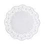 PAPSTAR Cake Doilies Round Cake Underlays Ø 28 cm, 100 Pieces, White Lace Pattern 12268