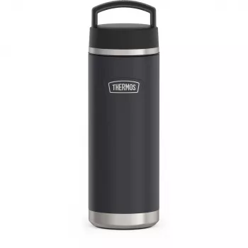 THERMOS ICON Beverage Bottle, 0.71 l Insulated Bottle Made of Vacuum-Insulated Stainless Steel, Hot up to 18 h / Cold up to 24 h, Graphite