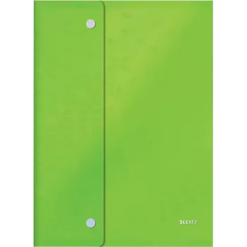LEITZ 4469 document folder with press stud closure, various colours, DIN A4, polypropylene 4469-00-99