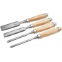 Brüder Mannesmann 4-Piece Chisel Set with Storage Case