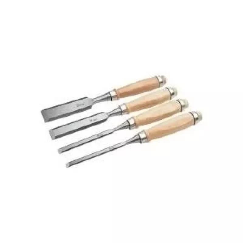 Brüder Mannesmann 4-Piece Chisel Set with Storage Case