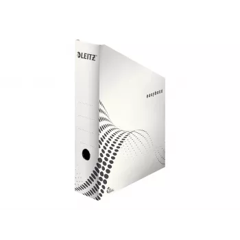 LEITZ easyboxx Magazine File A4 White 100% Recycled Corrugated Cardboard Automatic Assembly - 25-Pack (6140-00-00)