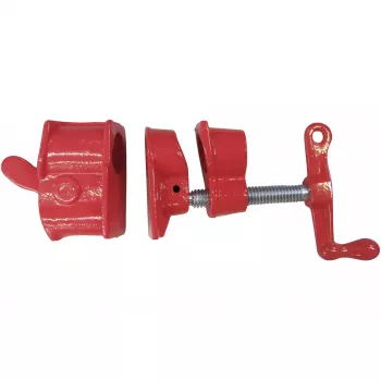 Brüder Mannesmann Continuous Band Clamp M911, 4 m Nylon Strap, 4 Corner Pads, Black/Orange