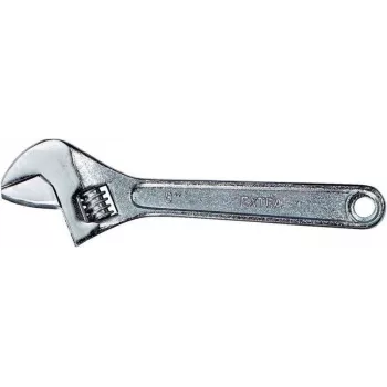 Brüder Mannesmann Adjustable Wrench M 120 - 04, 150 mm, Chrome Vanadium Steel, DIN 3117