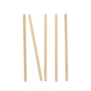 PAPSTAR pure Wooden Stirrers, 1000 Pieces, 140 mm, FSC®-Certified, Biodegradable 84843